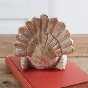 Carved Turkey Figurine